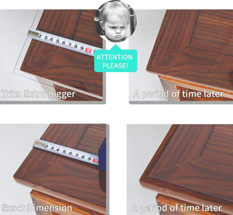 NECAUX dining table protector guards wooden surfaces during meals and family time