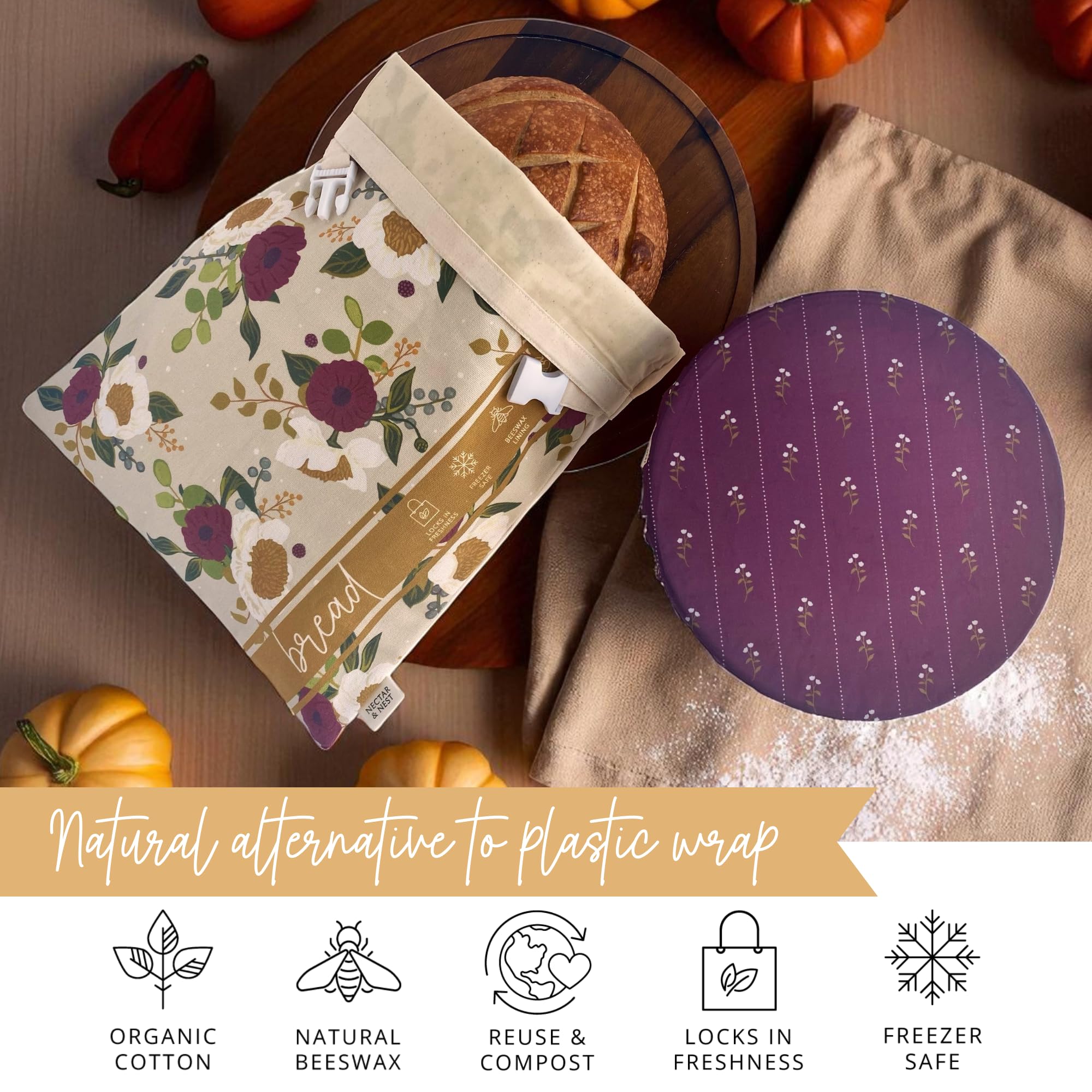 Nectar & Nest December Blooms art design on limited edition set