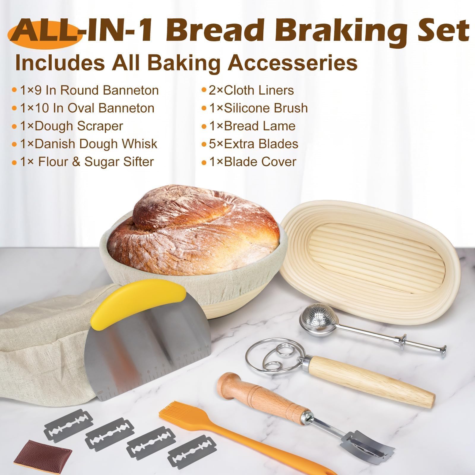 Neddie Banneton oval 10inch basket: improved airflow for airy sourdough.