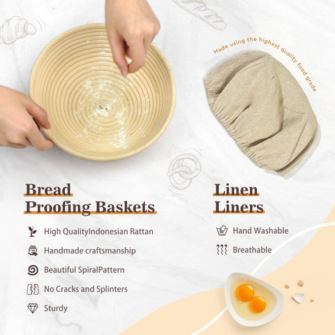 Neddie cleaning brush for easy flour removal after baking.