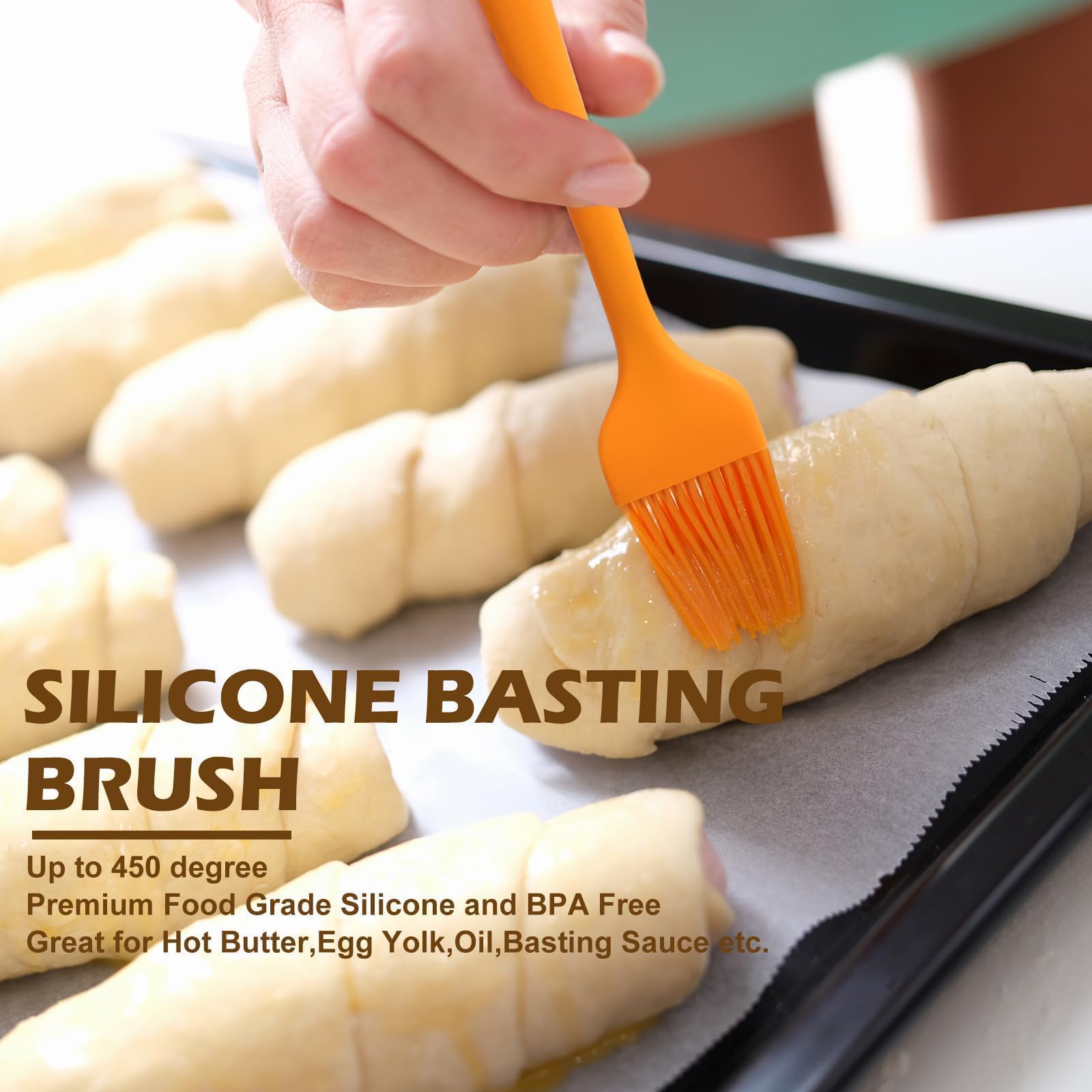 Neddie stainless steel scraper: easy dough cleanup and edge shaping.