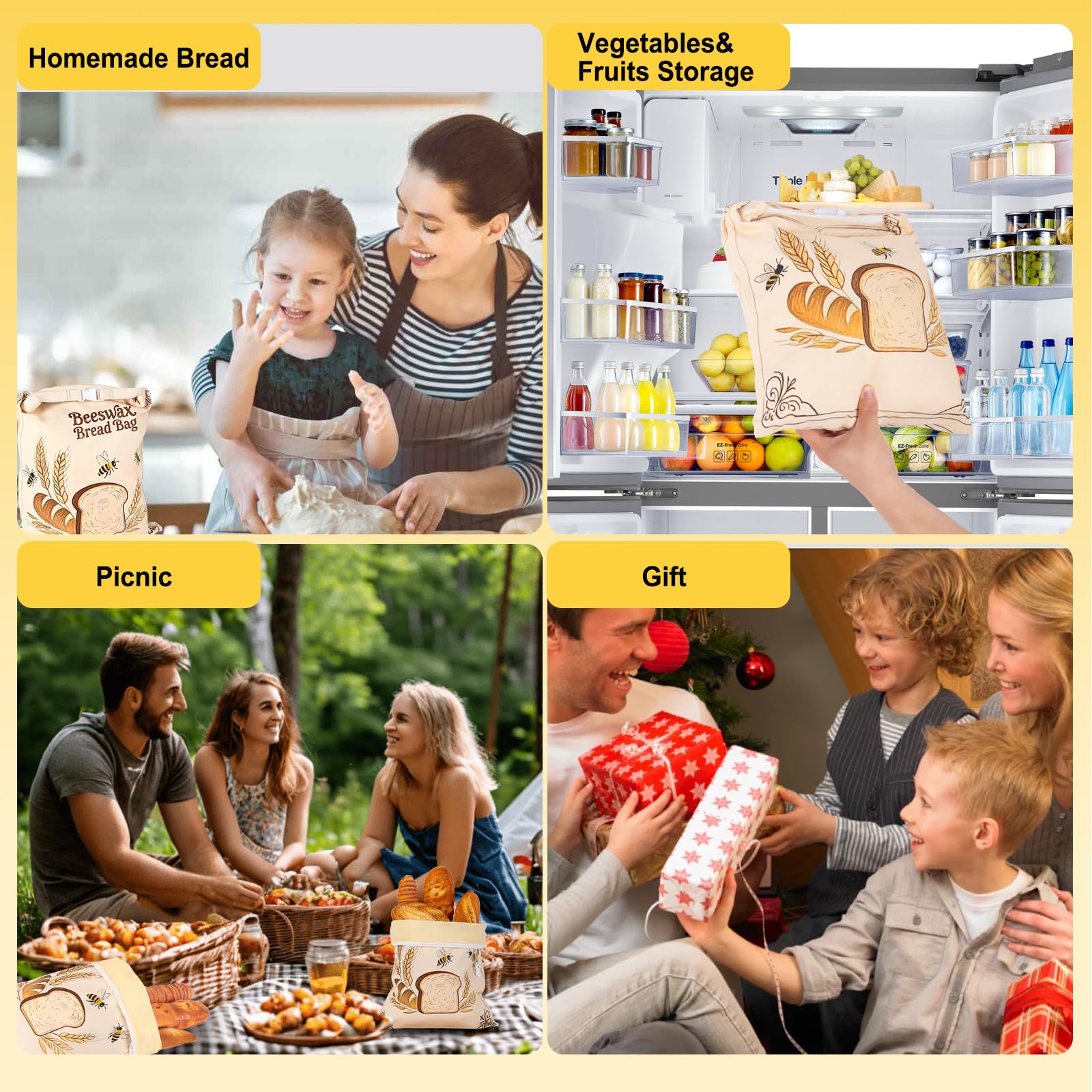 Nedsewor eco-friendly gift bag ideal for bakers and eco-conscious homes.