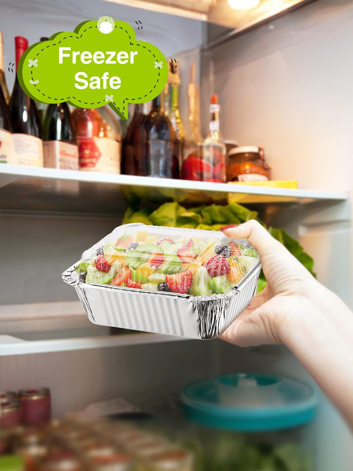 NEEBAKE aluminum pans provide even heat for consistent results.