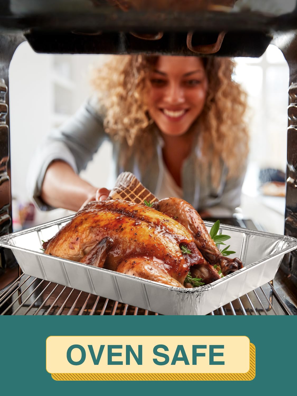 NEEBAKE disposable pans offer quick cleanup after gatherings or meals.