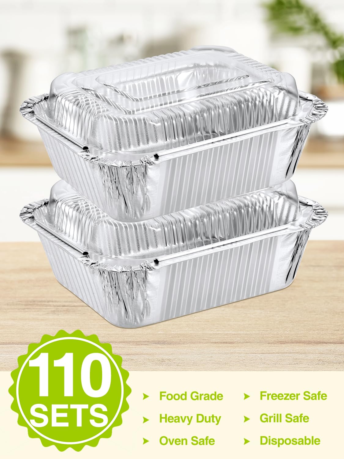NEEBAKE dome lids secure transport and prevent spills.