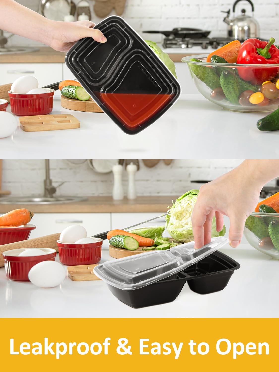 NEEBAKE safe food-grade plastic compatible with fridge and microwave use.