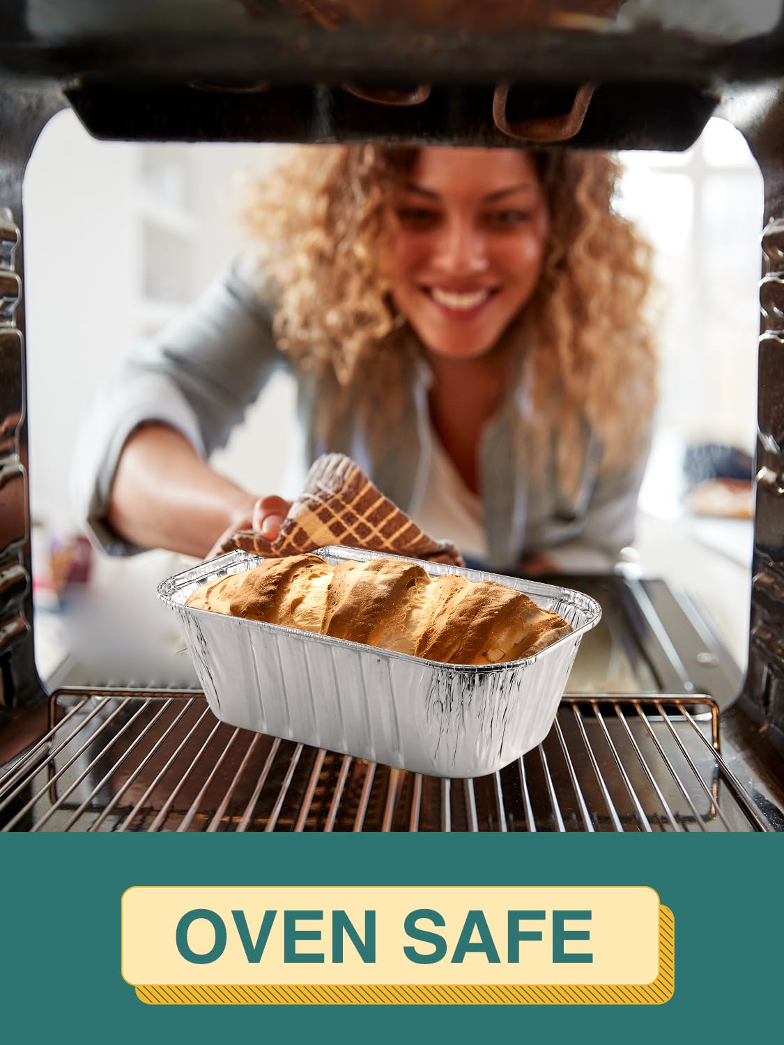 NEEBAKE mini loaf pans with lids, convenient for gatherings and catering
