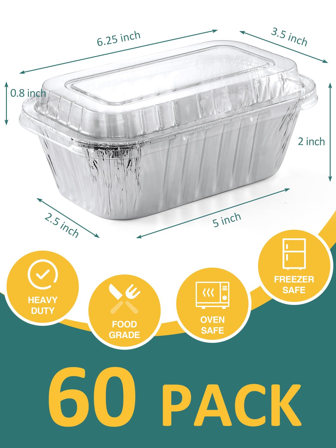 NEEBAKE oven-safe aluminum pans ideal for baking casseroles and desserts.