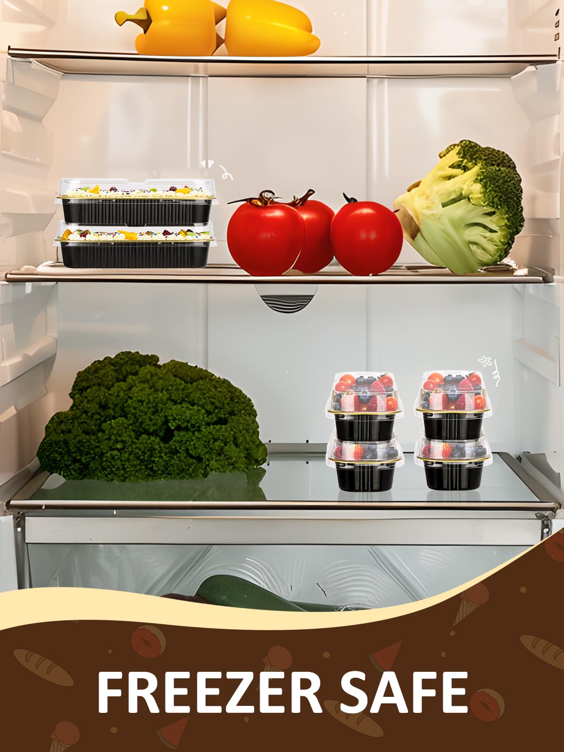 NEEBAKE oven-safe, grill-safe, and freezer-safe pans support a range of recipes.