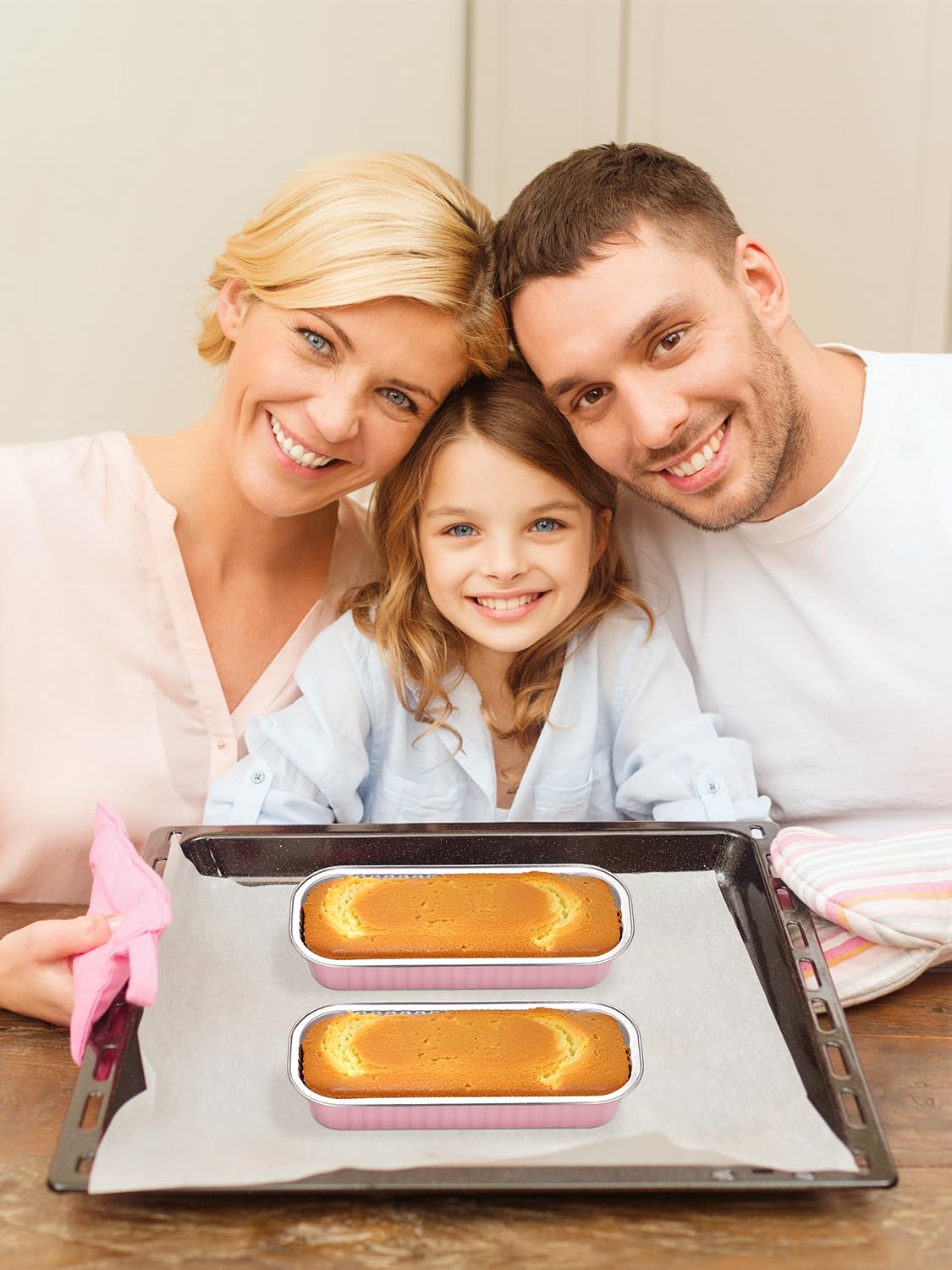 NEEBAKE disposable bakeware saves cleanup after events.