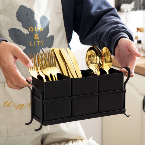 NelyBet kitchen countertop storage keeps utensils neatly arranged.