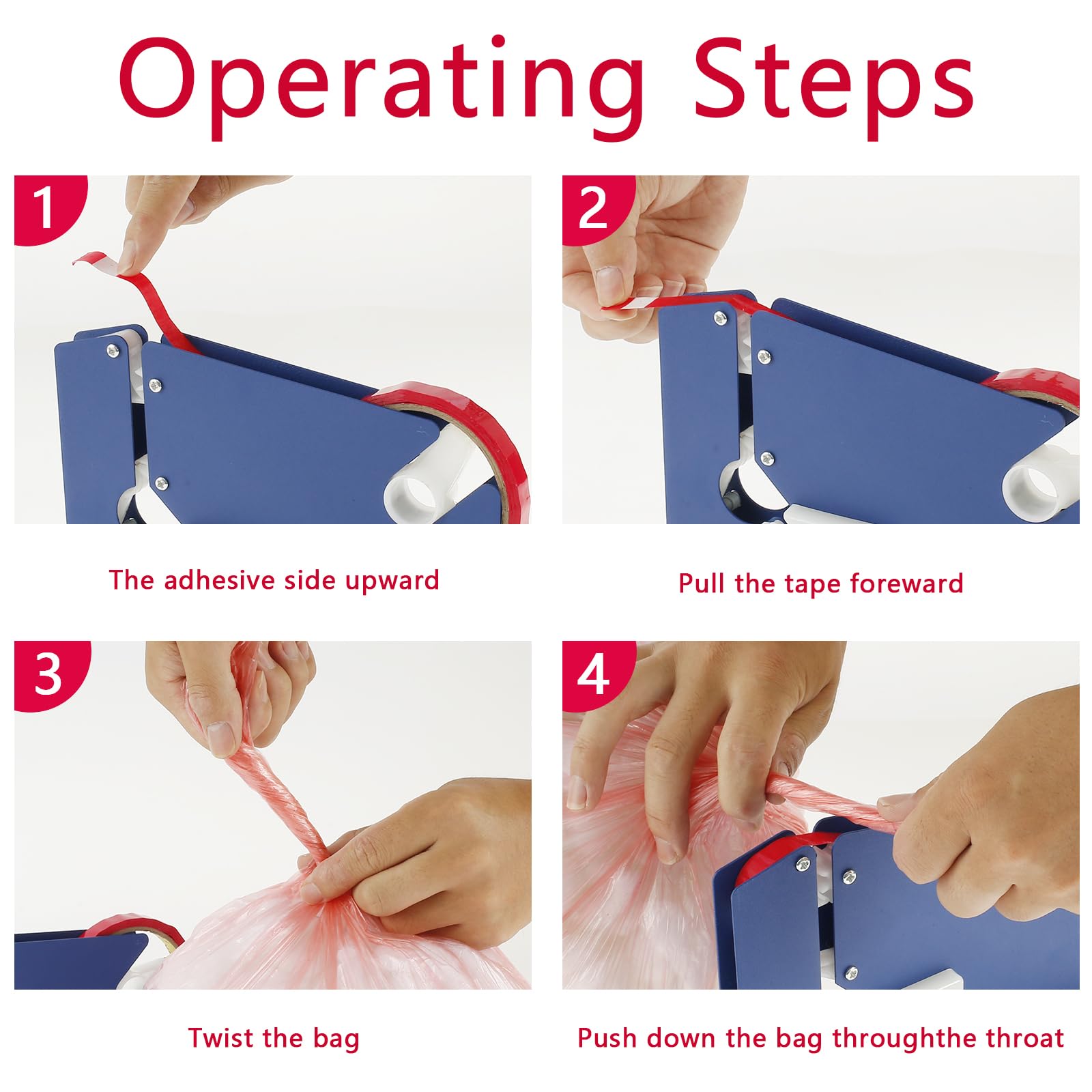 NEMTMCUA easy-use operation streamlines bag sealing.