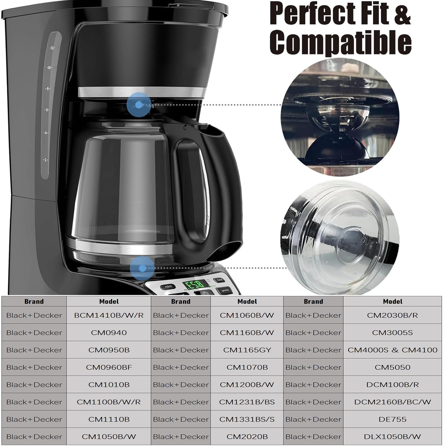 Ergonomic handle on NEOAURR coffee carafe for comfortable pouring