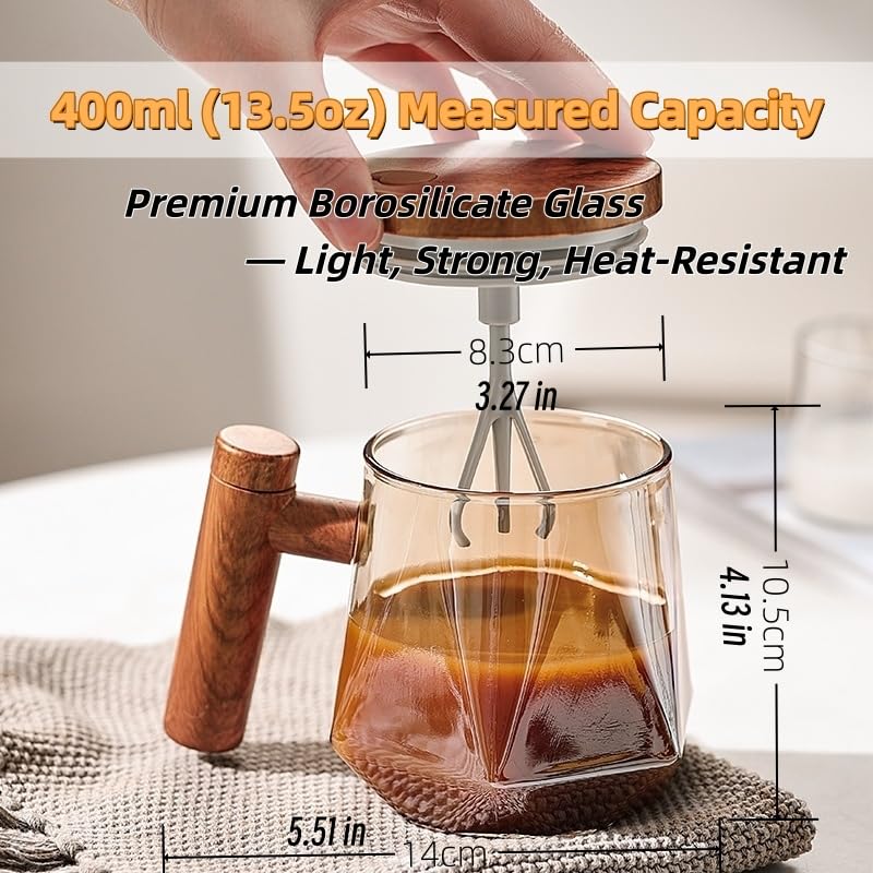 NeovaHome lid and handle keep beverages warm while you multitask.