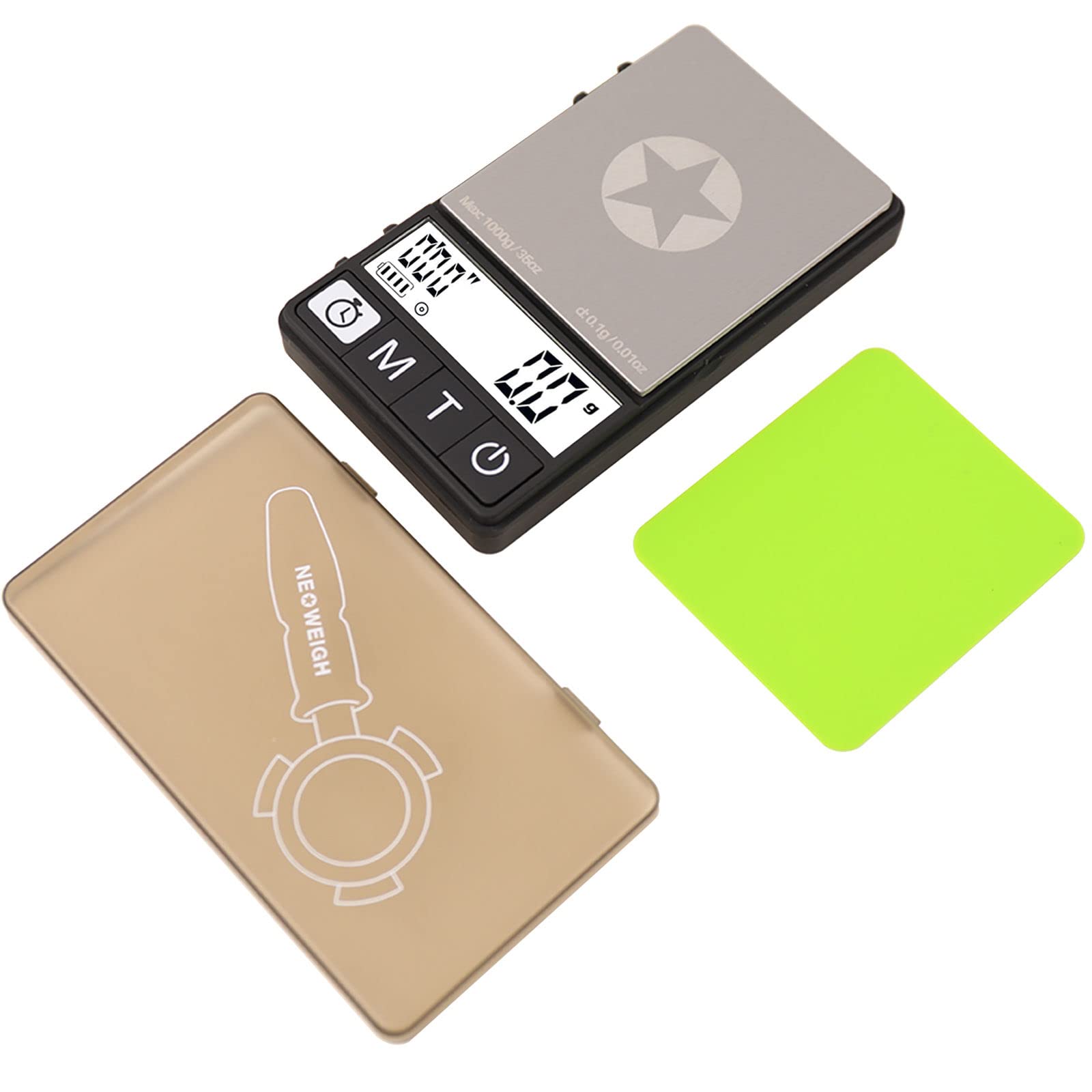 NEOWEIGH espresso scale battery-powered convenience for everyday brewing.