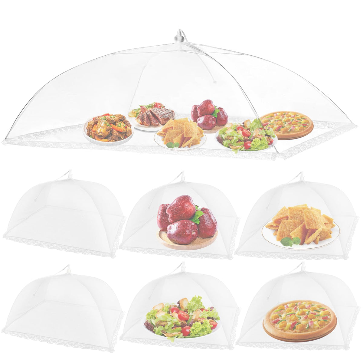 NEPAK extra-large outdoor food cover protecting dishes from insects