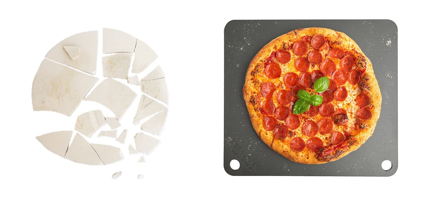 NerdChef Steel Stone dimensions and weight convey solid steel durability.