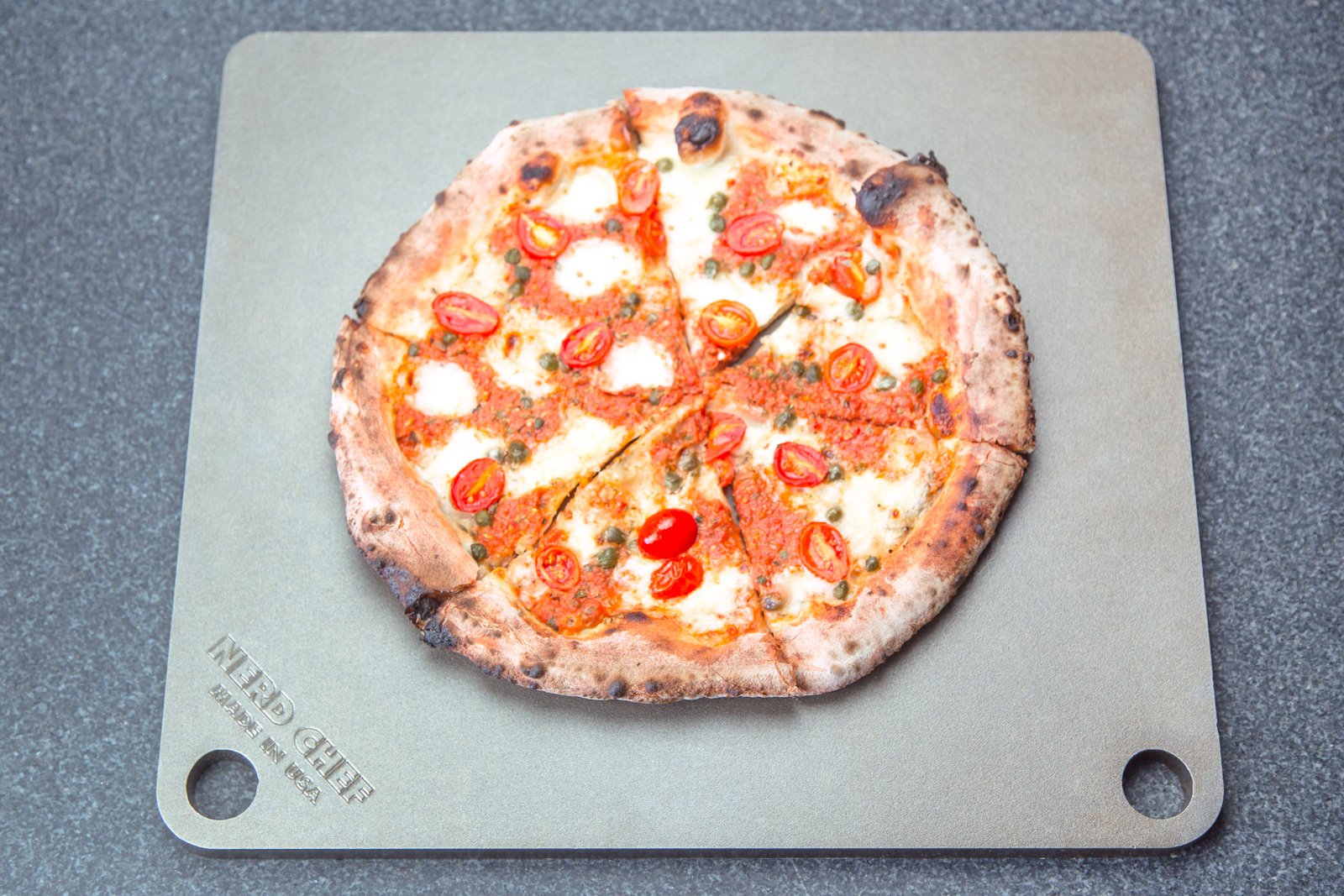 NerdChef Steel Stone ready-to-serve slice showcases chef-grade performance.