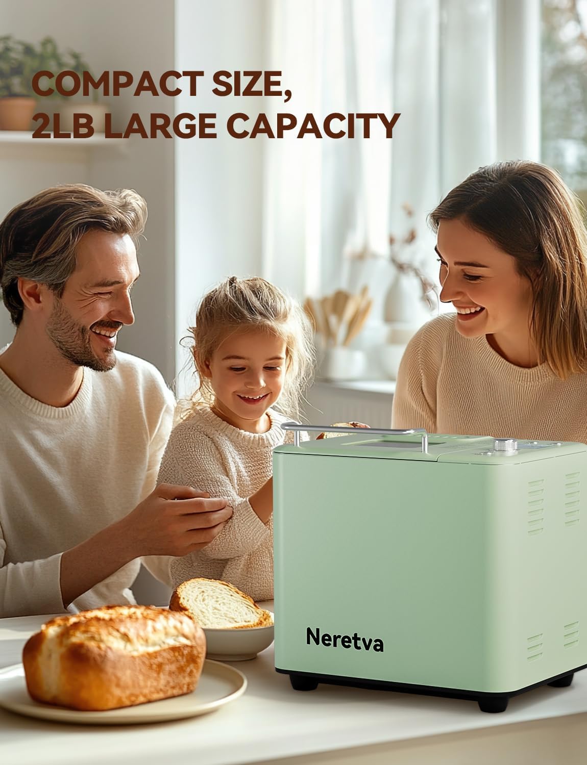 Neretva 2lb loaf ideal for family breakfasts and quick bread.
