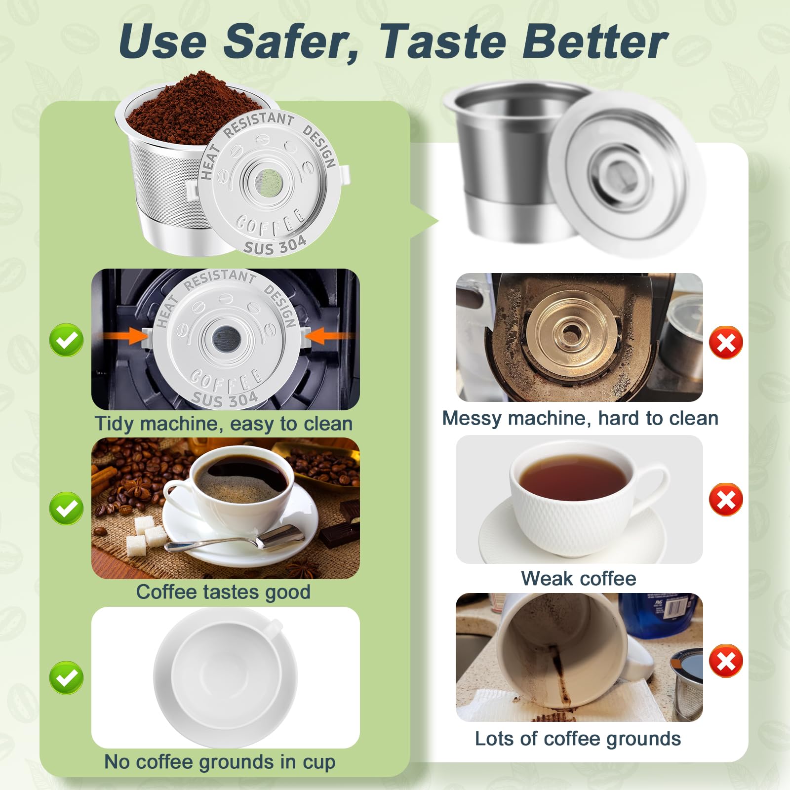 NESSUS eco-friendly design reduces waste and plastic while cutting daily costs.