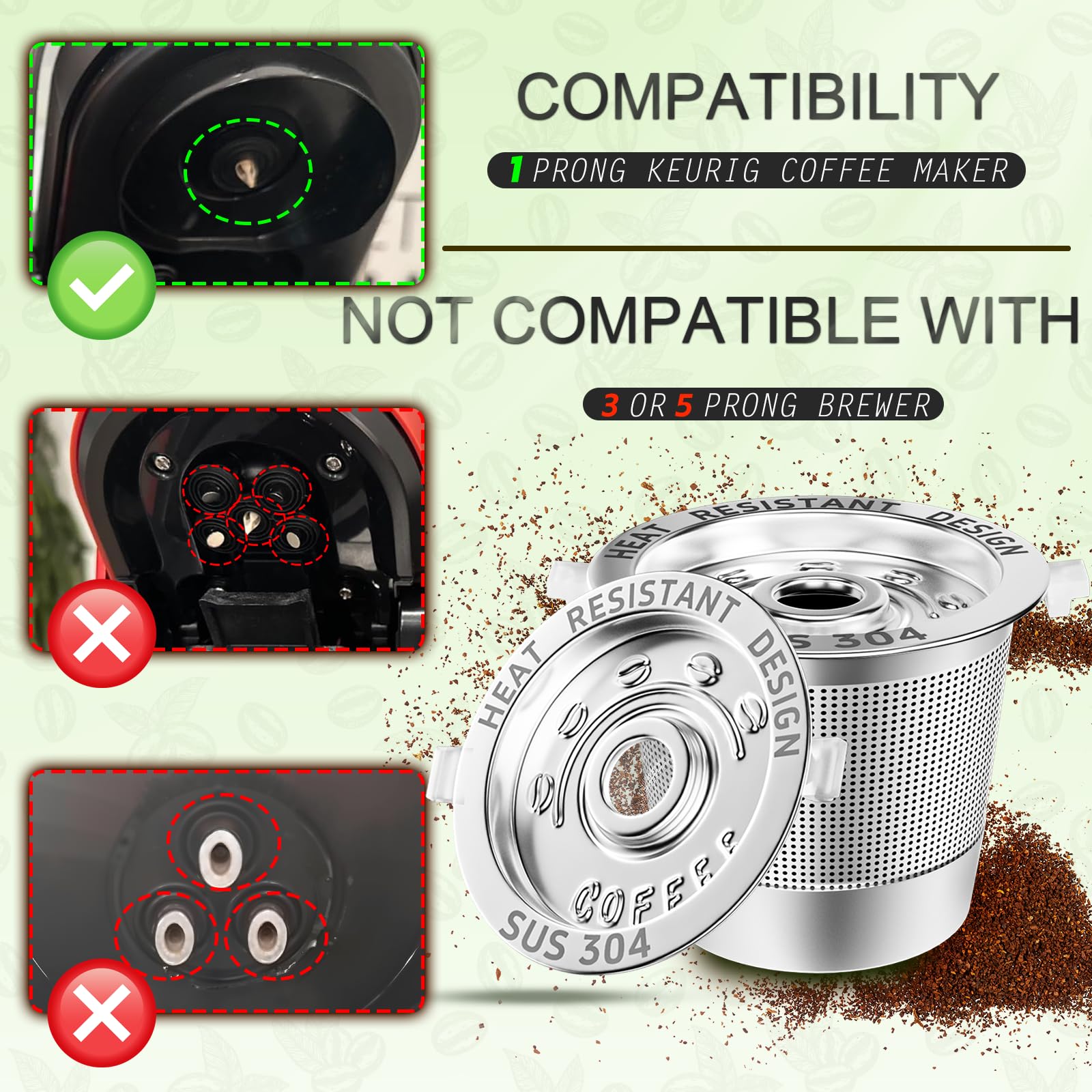 NESSUS heat-resistant silicone grip eases safe removal after brewing.