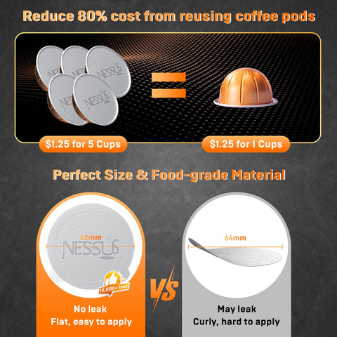 NESSUS Vertuo pod holder and brush aid efficient, mess-free refilling.