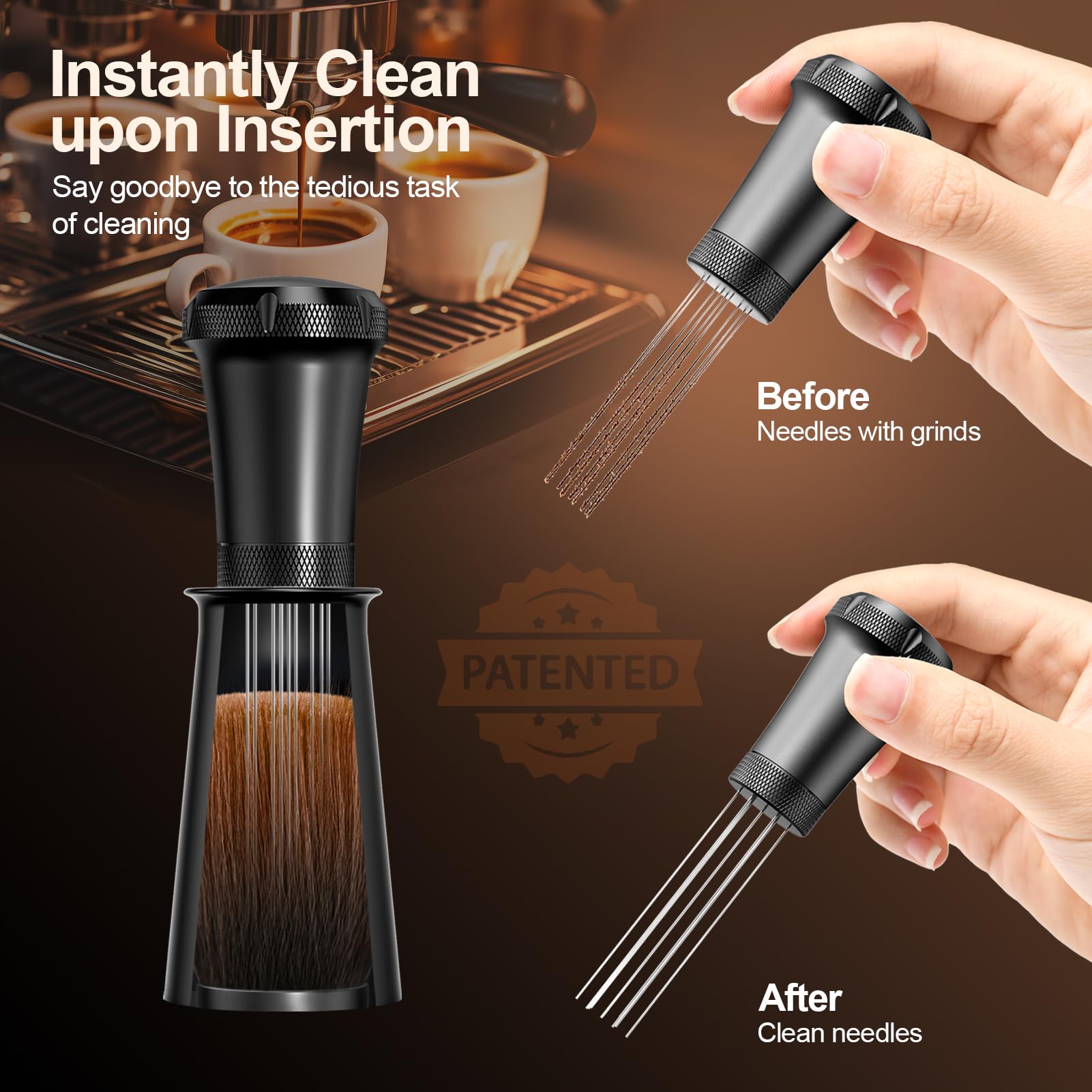 NESSUS WDT aluminum handle provides a comfortable grip