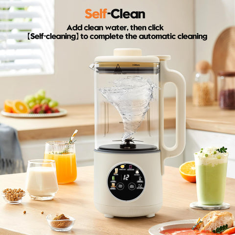 NestEase self-cleaning function reduces manual washing after blends.