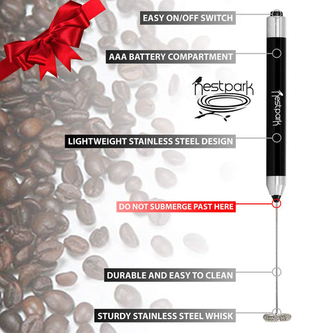 Nestpark wall-mount accessory keeps the mixer within reach beside the coffee station.