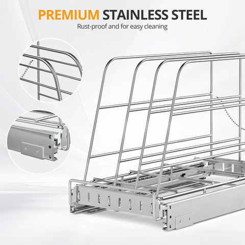 NestSprout 9 by 16.5 inch footprint fits standard cabinets.