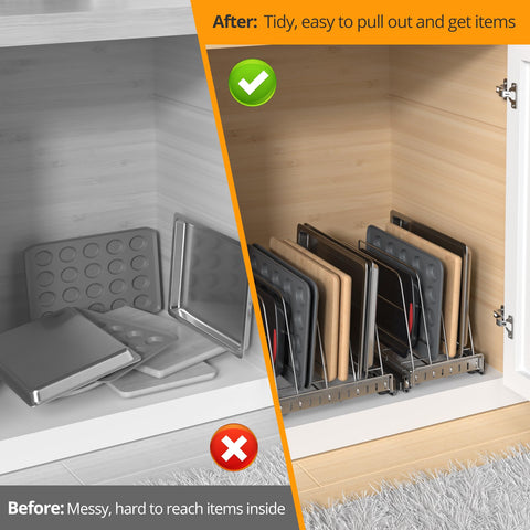 NestSprout stainless steel construction resists rust for durable kitchen storage.