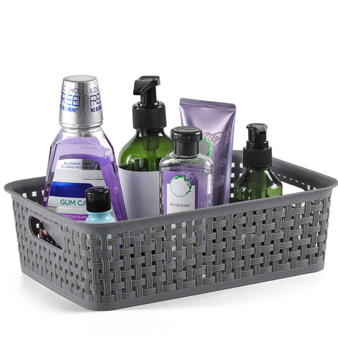NETANY 12-pack baskets with vented holes close-up for airflow