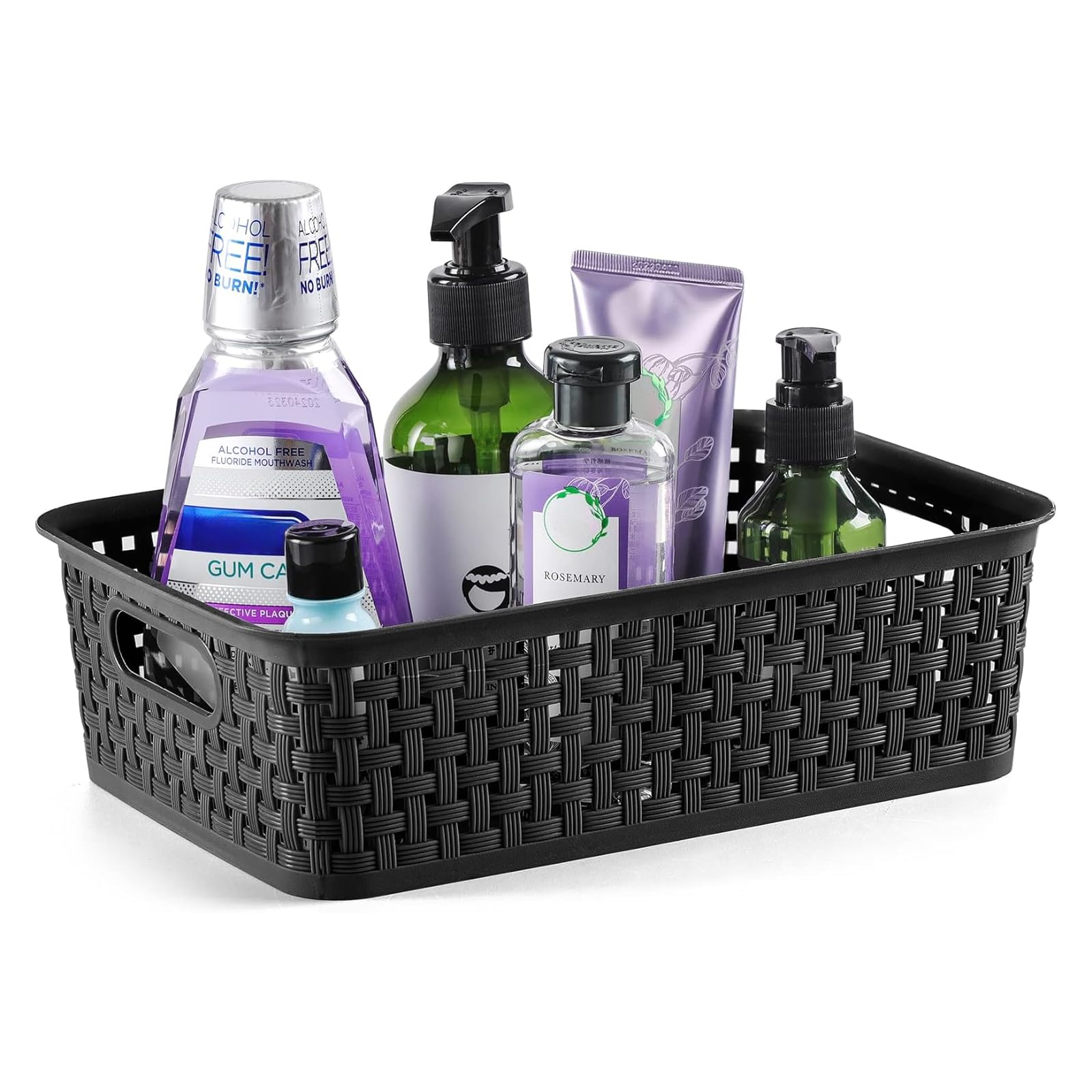 NETANY baskets with compact dimensions fit shelves and drawers.