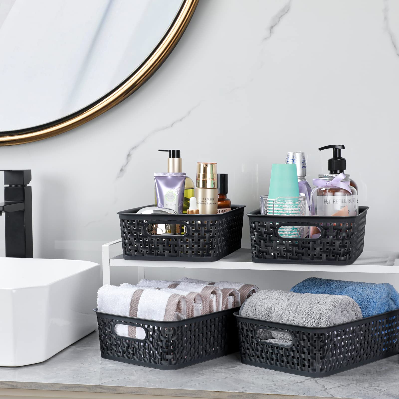 NETANY versatile baskets suit kitchen, bathroom, and laundry storage.