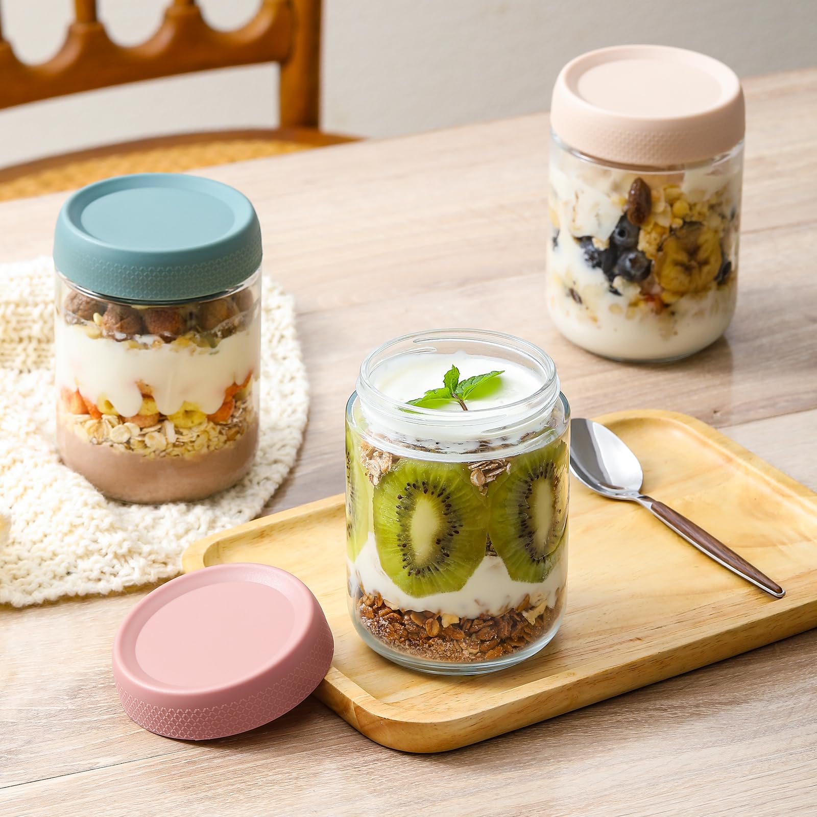 NETANY jars for DIY crafts, desserts, or spice storage.