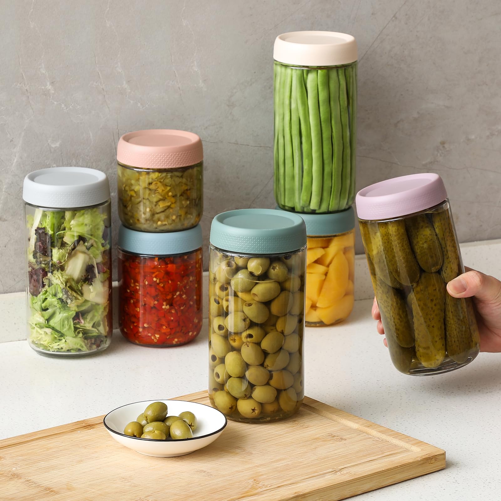 NETANY jars ideal for jams, pickles, and sauces with versatile storage.