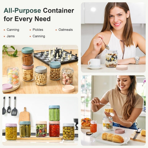 NETANY glass jars safeguard contents during transport and on-the-go.