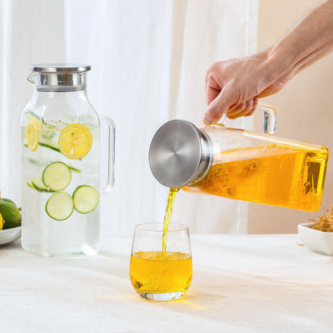 NETANY large-capacity 68oz pitcher ideal for gatherings and batch beverages.
