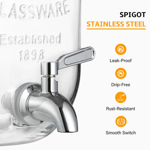 NETANY premium stand elevates the dispenser for easy, spill-free pouring.