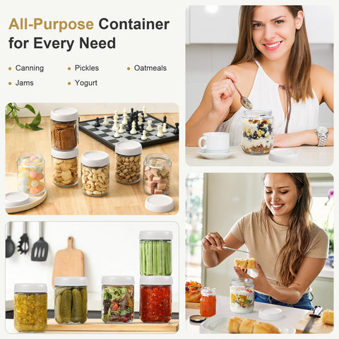 NETANY versatile jars for jams, sauces, yogurt, and condiments