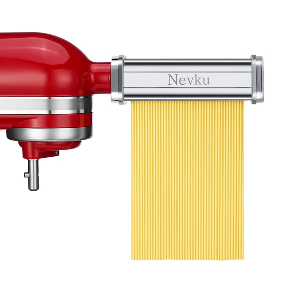 Nevku fettuccine cutter produces silky ribbons for homemade sauces