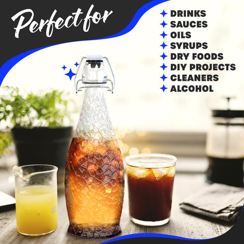 Nevlers coquito-mead-soda bottle uses highlight versatility for beverages and crafts.