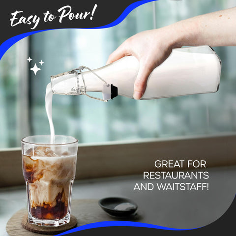 Nevlers dishwasher-safe glass bottles simplify cleaning after use.