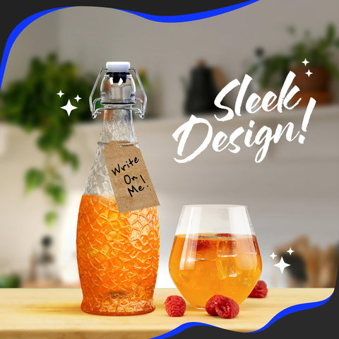 Nevlers durable beer-kombucha bottle glass closure withstands temperature changes.
