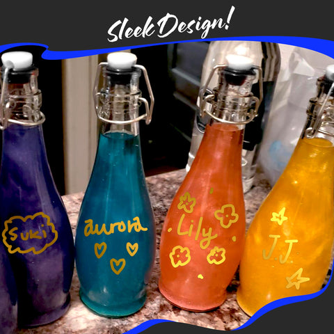 Nevlers shrink wrap pieces to secure finished bottles.
