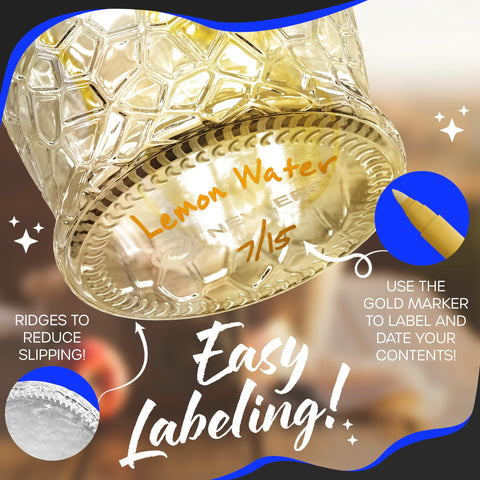 Nevlers shrink wrap sleeves and tags for organized labeling and gifting.