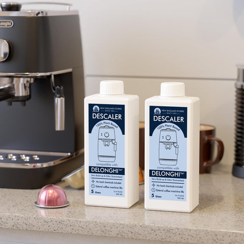 New England Stories DeLonghi clean front panel shows refreshed appearance