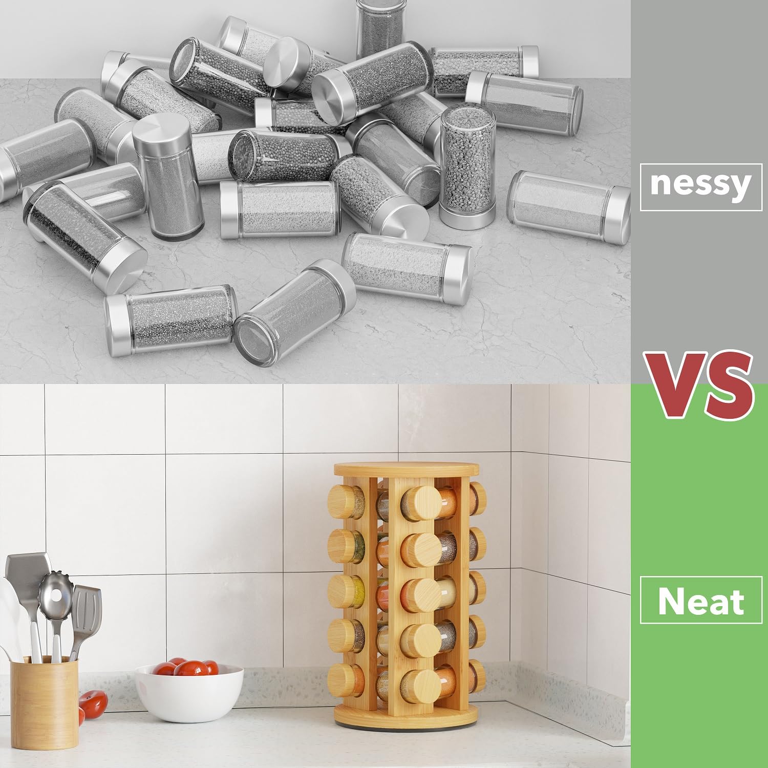 New England Stories set includes 386 spice labels for clear organization.