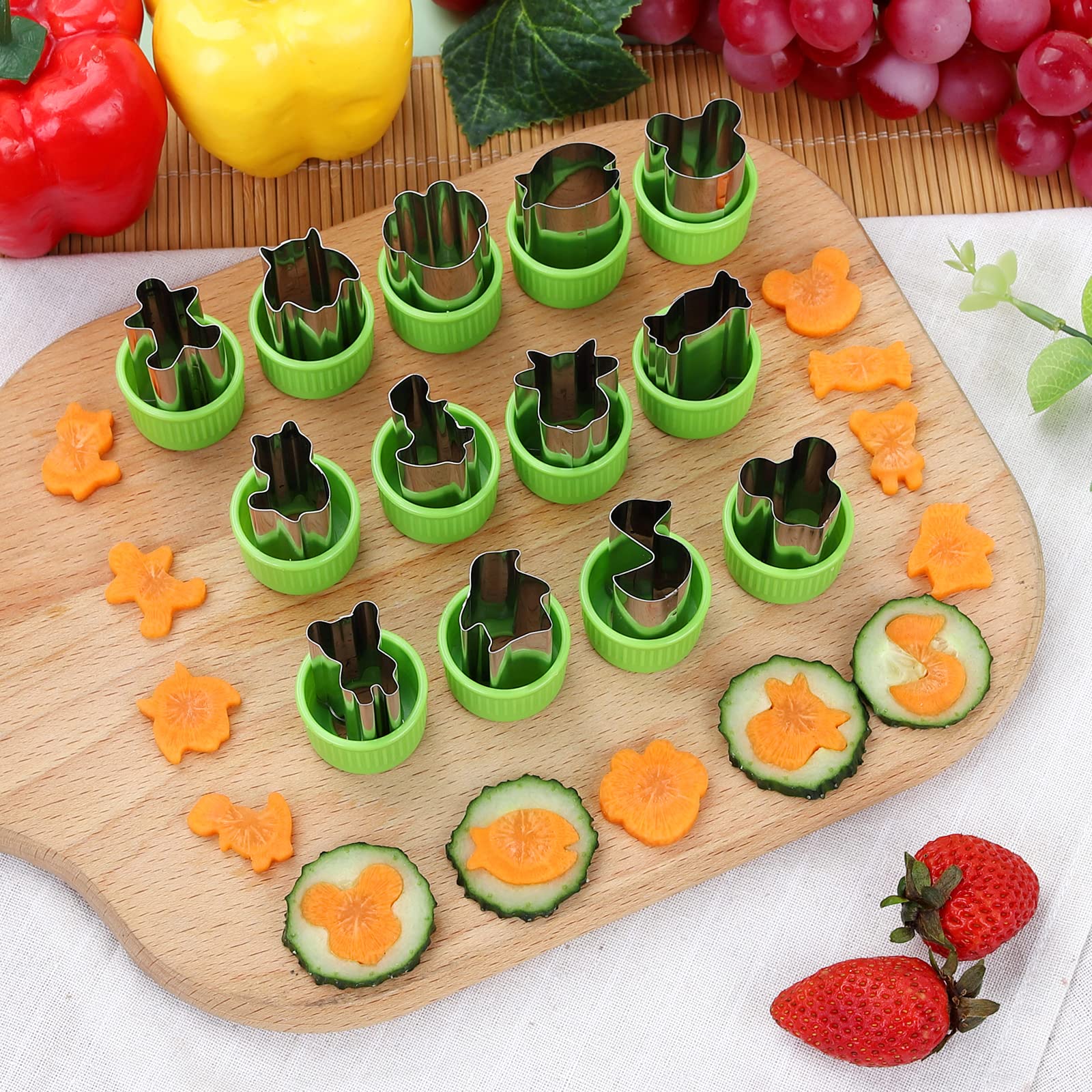 New Live flower cookie cutters create delicate cookies for spring gatherings.