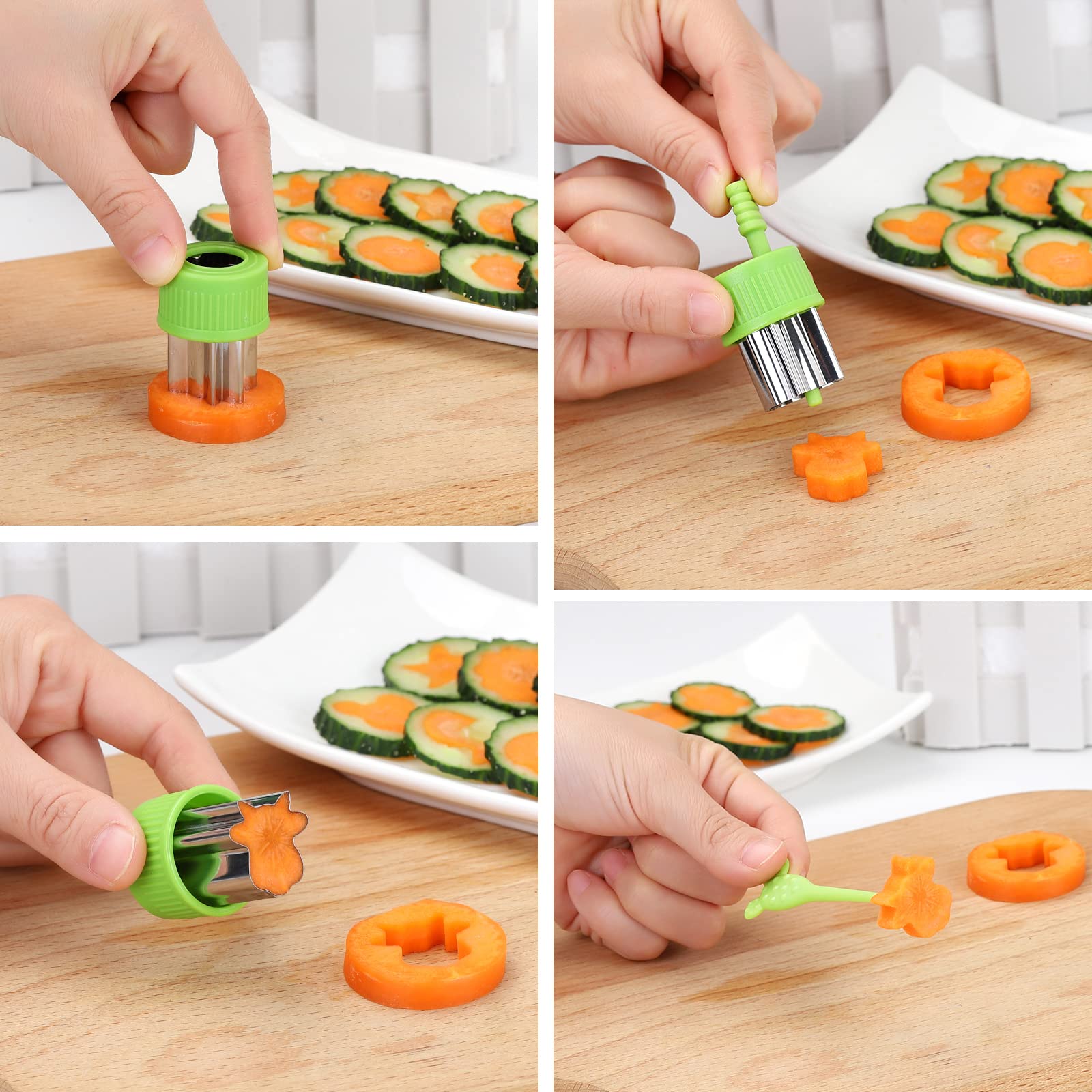 New Live love cookie cutters help craft cute Valentine bites.